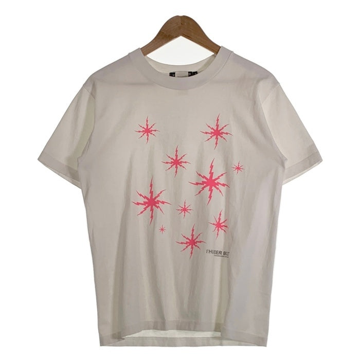 UNDERCOVER アンダーカバー 2001 サンダーボルト プリントTシャツ ホワイト ピンク Size M 福生店
