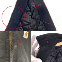 Carhartt WIP カーハートワークインプログレス OG DETROIT JACKET デトロイトジャケット ダック地 内キルティング ブラック 3 I027358.00E Size S 福生店