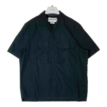 Calvin Klein Jeans カルバンクラインジーンズ オープンカラー スナップボタン ユーティリティシャツ ブラック sizeL 瑞穂店