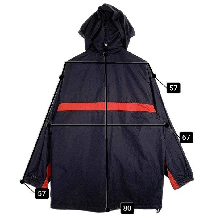 90’s NIKE ACG ナイキ アノラック プルオーバーパーカー ブラック レッド ポリエステル Size XL 福生店