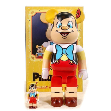 BE@RBRICK ベアブリック Pinocchio ピノキオ 100% & 400% フィギュア 人形  福生店