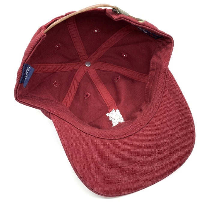 90's STUSSY ステューシー hats ドラゴン刺繡 コットン 6パネルキャップ  ボルドー オールド 紺タグ 台湾製 福生店