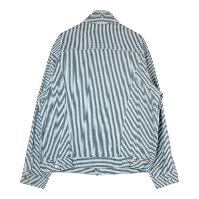 Levi’s リーバイス PO-4531014654 Railroad-Stripe Denim Jacket ストライプ ジャケット ブルー sizeL 瑞穂店