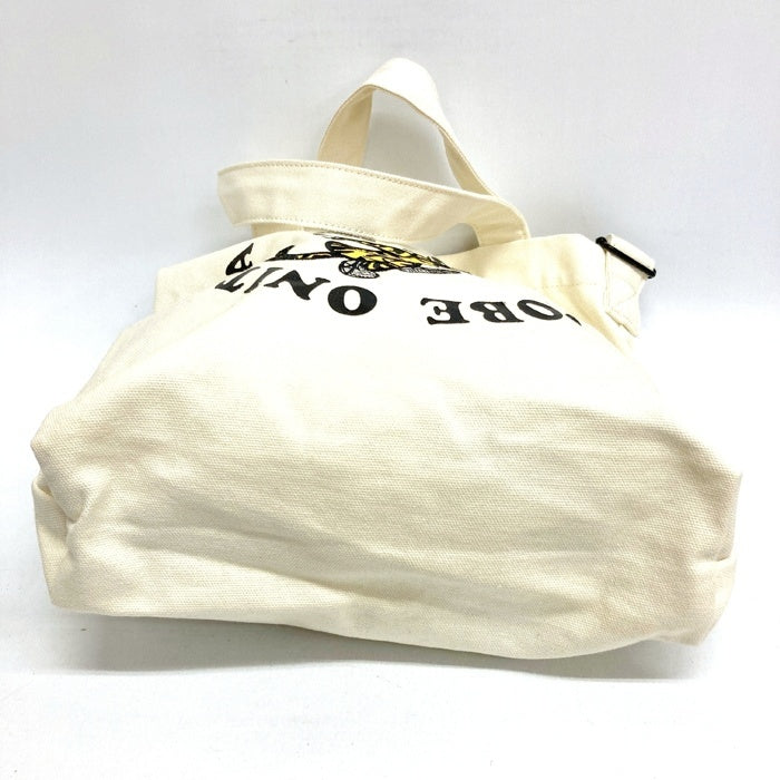 Onitsuka Tiger オニツカタイガー タイガー刺繍 2WAY キャンバス ショルダーバッグ キナリ 瑞穂店