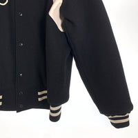 SUBCULTURE サブカルチャー 24AW STADIUM JACKET スタジアムジャケット ウール スタジャン ブラック ホワイト SCJK-A2401 Size 3 福生店
