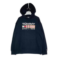 TOMMY JEAMS トミージーンズ DM15009 タグ付き アスレチックロゴフーディ ブラック sizeM 瑞穂店