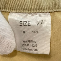 WAIPER.Inc ワイパー M-52 2タック チノトラウザー パンツ ベージュ Size 27 福生店