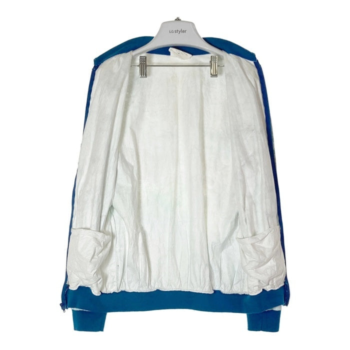 Tyvek タイベック 地図柄 YKKジップ ぺーパージャケット ブルー sizeS 瑞穂店