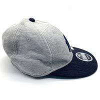 NEW ERA ニューエラ LOOPWHEELER ループウィラー BEAMS ビームス 9FIFTY 別注 スナップバック ベースボールキャップ グレー ネイビー Size FREE 福生店