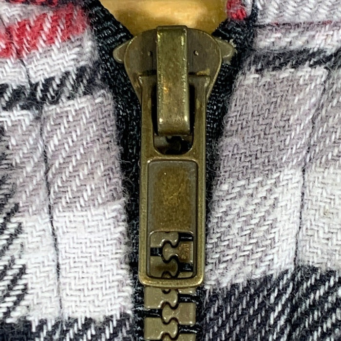 90's~ Stillwater Supply Co ジップアップ フランネルチェックシャツジャケット 中綿 グレー ブラック Size L 福生店