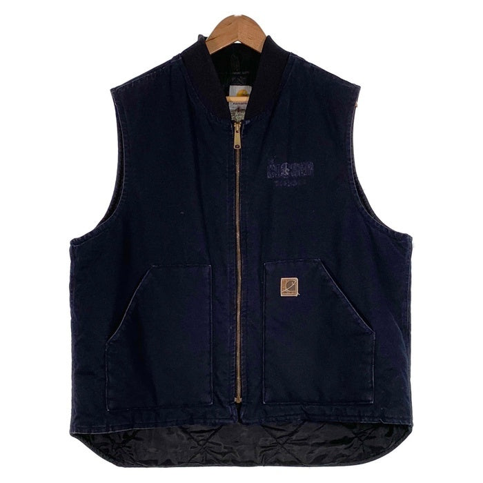 Carhartt カーハート Duck Vest ダックベスト ネイビー 中綿 メキシコ製 V02 MDT Size XL-R 福生店