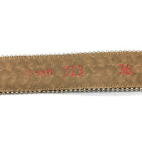 b.b.simon ビービーサイモン スタッズ レザーベルト ブラック Size 36 瑞穂店