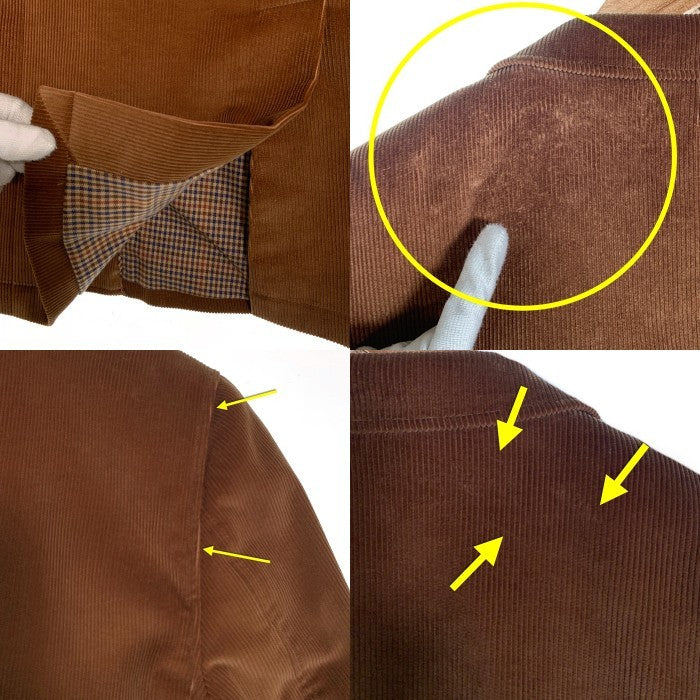 Brooks Brothers ブルックスブラザーズ コーデュロイ 3B テーラードジャケット ブラウン カジュアル Size L 福生店