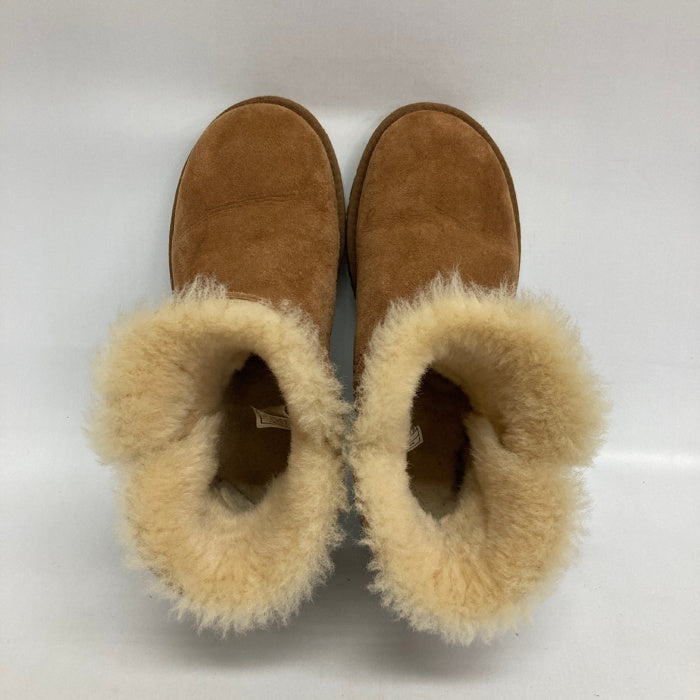 UGG アグ MINI BAILEY BUTTON II ミニベイリーボタンブーツ CHESTNUTブラウン size23cm 瑞穂店