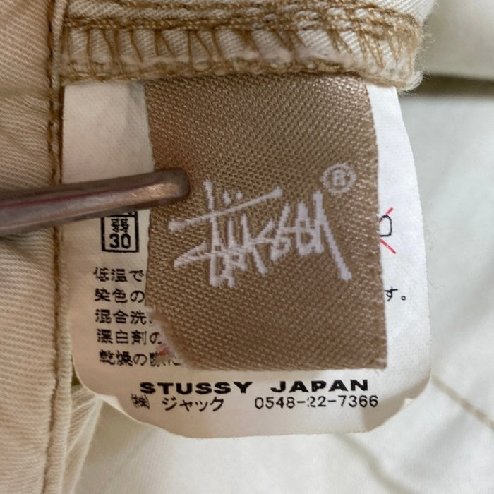 STUSSY ステューシー SSリンク刺繡 チノトラウザーパンツ ベージュ size 36 瑞穂店