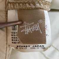 STUSSY ステューシー SSリンク刺繡 チノトラウザーパンツ ベージュ size 36 瑞穂店