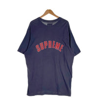 SUPREME シュプリーム 24SS Cracked Arc S/S Tee クラックドアーチロゴ ショートスリーブTシャツ プリント USED加工 ネイビー Size XXL 福生店