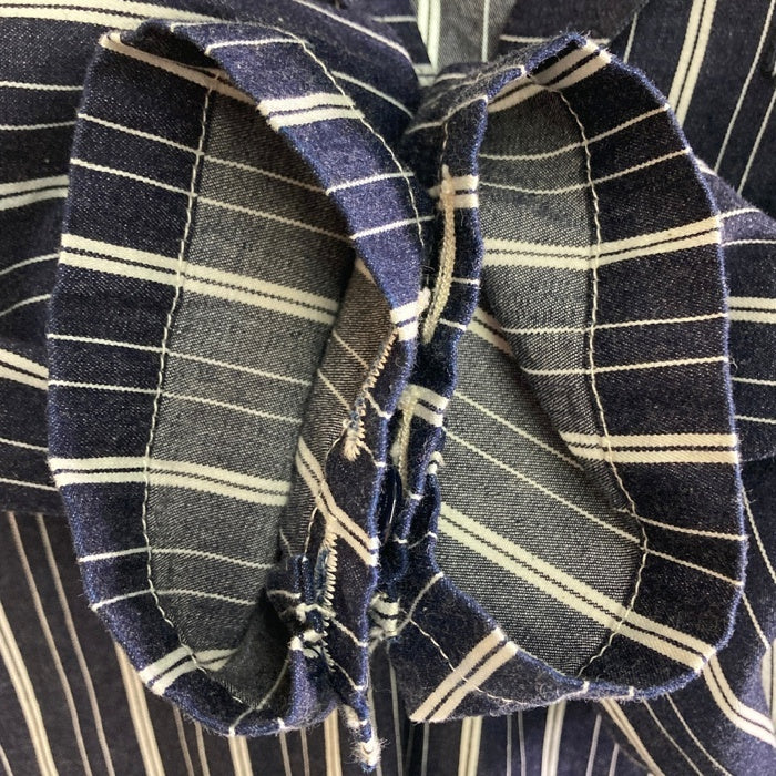 CAL O LINE キャルオーライン CL211-002 21SS SMOCK JACKET ジャケット ヒッコリー ストライプ ネイビー sizeM 瑞穂店