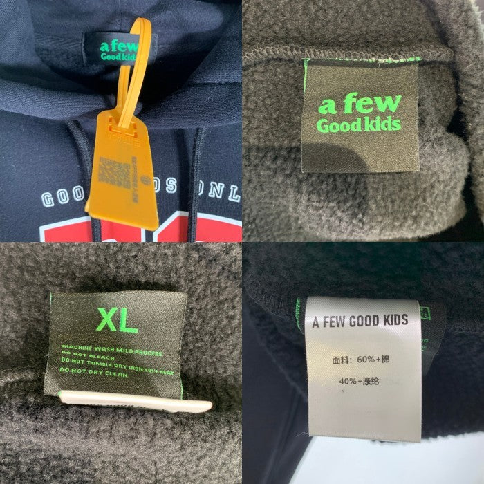 a few good kids ア フュー グッド キッズ プルオーバー フーディー パーカー ブラック Size XL 福生店