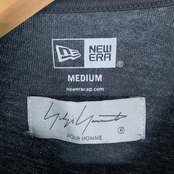 Yohji Yamamoto POUR HOMME ヨウジヤマモトプールオム New Era ニューエラ プリントTシャツ ブラック HD-T93-983 Size M 福生店