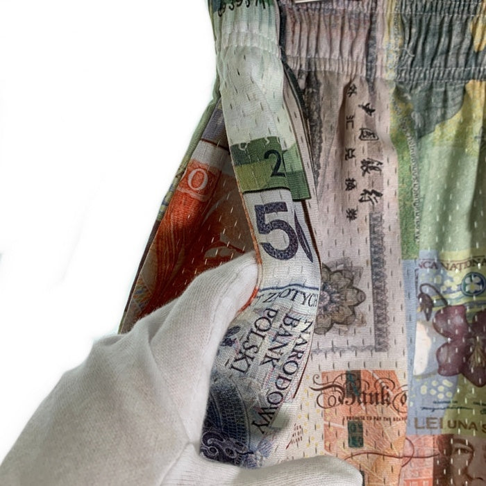 BRAVEST STUDIOS Money Shorts メッシュ ショーツ ハーフ パンツ マルチカラー Size L 福生店