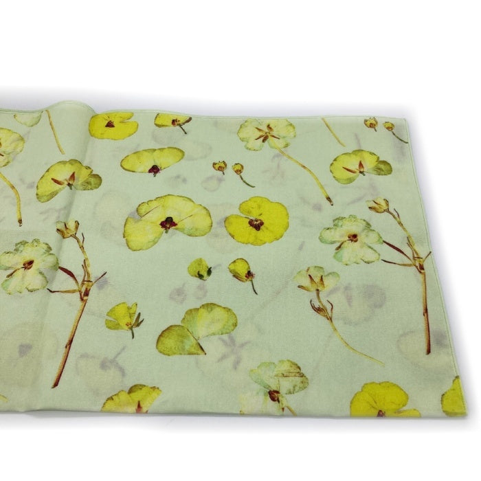 ISSEY MIYAKE イッセイミヤケ IM51-AD106-97 PRESSED FLORA BANDANA バンダナ イエロー 瑞穂店