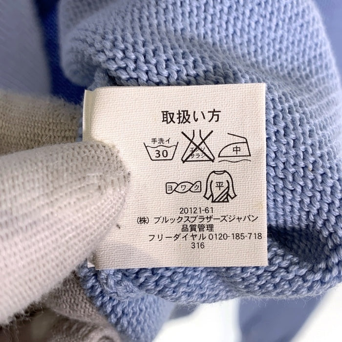 Brooks Brothers ブルックスブラザース PIMA COTTON  Vネック コットンニットセーター ライトブルー Size L 福生店