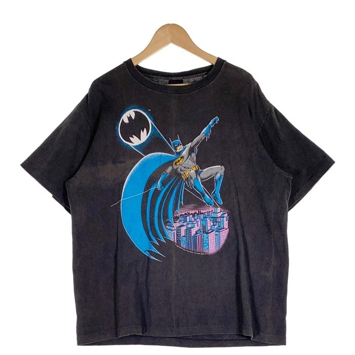 80’s~ BATMAN バットマン プリントTシャツ ブラック Changes USA製 1988コピーライト Size XL 福生店