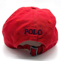 POLO RALPH LAUREN ポロラルフローレン ポニーロゴ  6パネル キャップ レッド 福生店