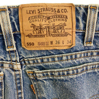 Levi's リーバイス 550 0289 RELAXED FIT テーパードデニムパンツ 90s USA製 インディゴ sizeW36 瑞穂店