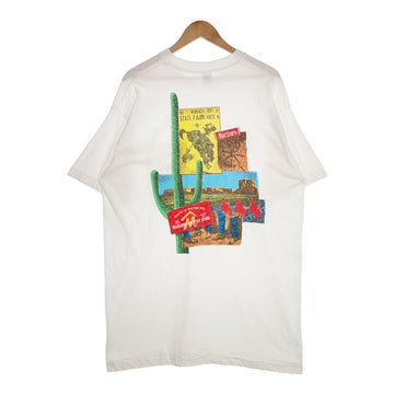 90's Marlboro マルボロ Pocket Tee ポケットTシャツ バックプリント サボテン ロデオ ホワイト FRUIT OF THE LOOM Size XL 福生店