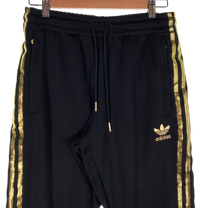 adidas アディダス SST 24 TRACK PANTS スリープストライプ トラックパンツ ブラック ゴールド GK0656 Size JP M 福生店