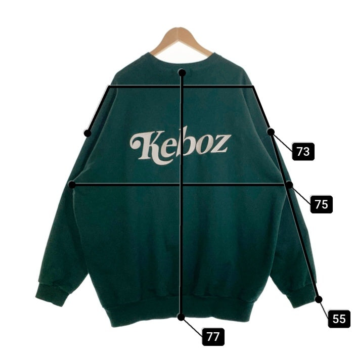 BOUTIQUE ブティック　ロゴ　スウェット　クルーネック　XL 金子　青山 KEBOZ ケボズ クルーネック スウェットトレーナー ワンポイント ロゴ