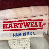 HARTWELL ハートウェル USA製 裏地キルティング コーデュロイジャケット レッド sizeSMALL 瑞穂店