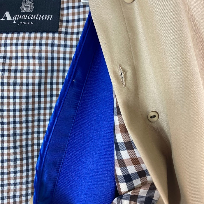 Aquascutum アクアスキュータム ライナー付き トレンチコート ベージュ size13 瑞穂店