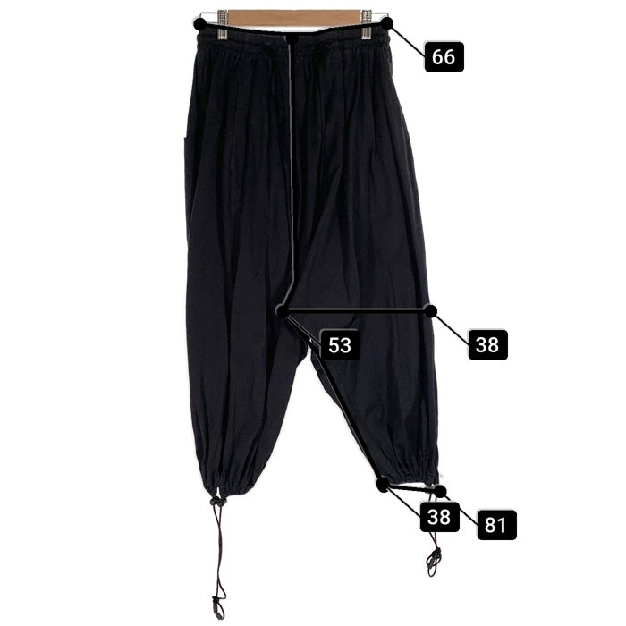 Y-3 ワイスリー Drawstring 3/4 Pants ドローストリング パンツ サルエル 七分丈 ブラック DY7174 12/18 Size XS 福生店