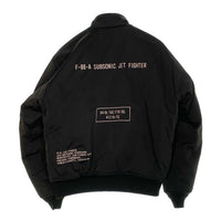 AVIREX アヴィレックス STENCIL JACKET ステンシルジャケット 中綿 シンサレート ブラック 783-4252036 Size L 福生店