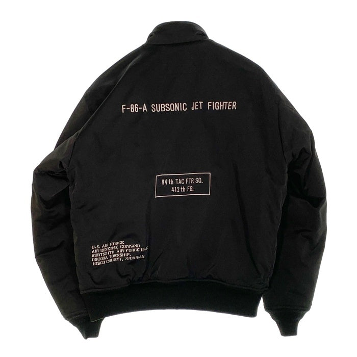 AVIREX アヴィレックス STENCIL JACKET ステンシルジャケット 中綿 シンサレート ブラック 783-4252036 Size L 福生店