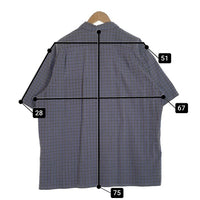 L.L.Bean エルエルビーン シアサッカー コットンチェックシャツ 半袖 ライトブルー 501959 Size XL-TALL 福生店