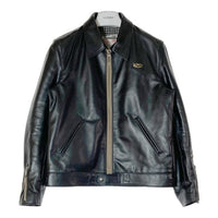 Lewis Leathers ルイスレザー 60T Tight Fit Corsair タイトフィット コルセア 千鳥格子裏地 ベージュジップテープ リアルハイド レザージャケット ブラック size42 瑞穂店