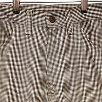 70's LEVI'S リーバイス STA-PREST スタプレ ブーツカットパンツ 千鳥格子 BIG E TALON42 ブラウン Size w82cm 瑞穂店
