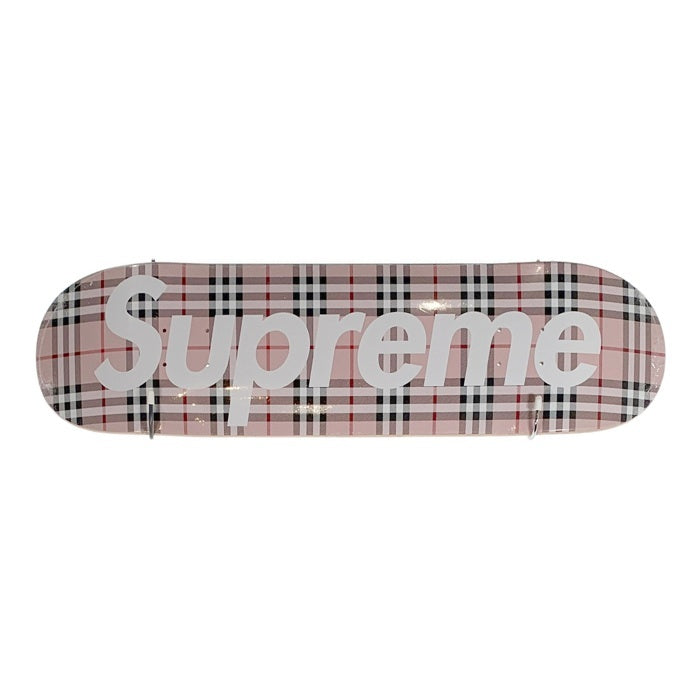 SUPREME シュプリーム 22SS Burberry バーバリー Skateboard Deck スケートボードデッキ ピンク  福生店