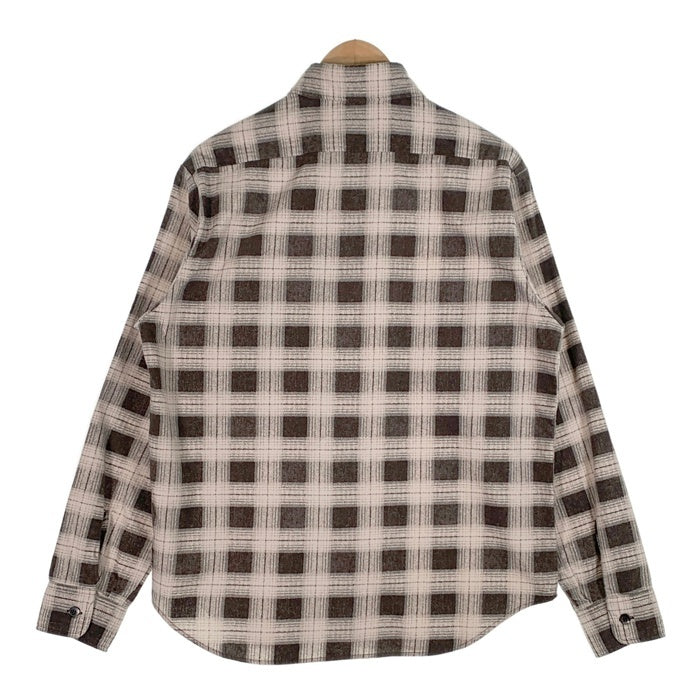 Subculture サブカルチャー BLOCK CHECK SHIRT ブロックチェックシャツ ブラック ホワイト SCTP-A2404 Size 2 福生店