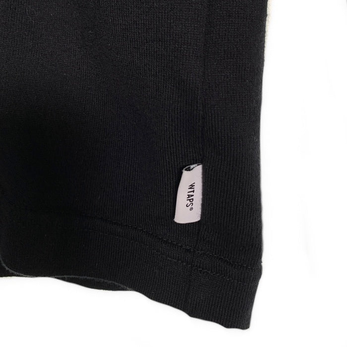 WTAPS ダブルタップス 26SS SLDR / LS / COTTON レイヤード 長袖 Tシャツ ブラック チャコール 261ATDT-CSM12 Size 02 福生店