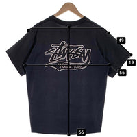 80's 90's STUSSY ステューシー WORLD TRIBE 半袖 Tシャツ ブラック USA製 Size XL 福生店