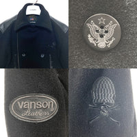 Vanson バンソン クローズ 武装戦線 TFOA ウールコート ブラック Size L 瑞穂店