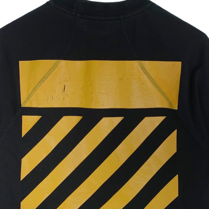 MONCLER モンクレール OFF-WHITE オフホワイト MAGLIA T-SHIRT ナンバリング バックプリント Tシャツ ブラック B209H8001250 Size S 福生店