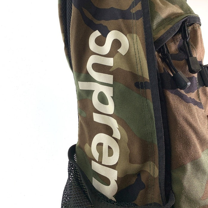 Supreme シュプリーム 14SS Logo Backpack ロゴ バックパック リュック ウッドランドカモ 福生店