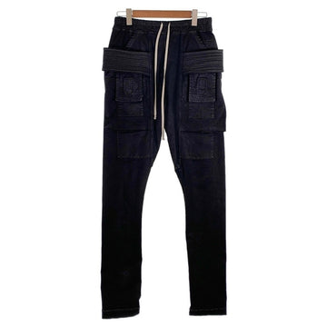 Rick Owens DRKSHDW リックオウエンス ダークシャドウ 24SS CREATCH CARGO クリーチカーゴパンツ ブラックストレッチデニム DU01D1376-SBB Size S 福生店