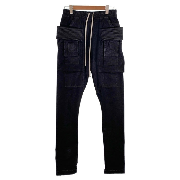Rick Owens DRKSHDW リックオウエンス ダークシャドウ 24SS CREATCH CARGO クリーチカーゴパンツ ブラックストレッチデニム DU01D1376-SBB Size S 福生店